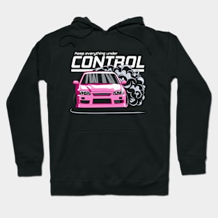 Keep everything under control (pink) Hoodie